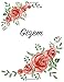Produktbild Gizem: Personalized Notebook with Flowers and First Name  Floral Cover (Red Rose Blooms). College Ruled (Narrow Lined) Journal for School Notes, Diary Writing, Journaling. Composition Book Size