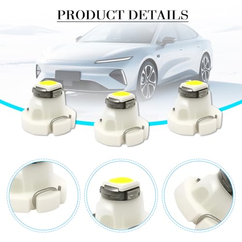 Juego 10 Bombillas LED Automotriz T3 Verde Universal miniatura 3