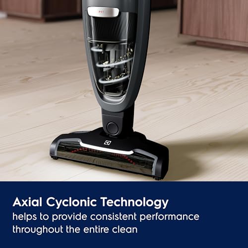 Image of Electrolux WellQ7 Pet Cordless 2-in-1 Vacuum Cleaner with Motorized PetPro+ Nozzle for Easy Pet Hair Removal, 50-Minute Run Time, 2 Power Modes, Shale Gray