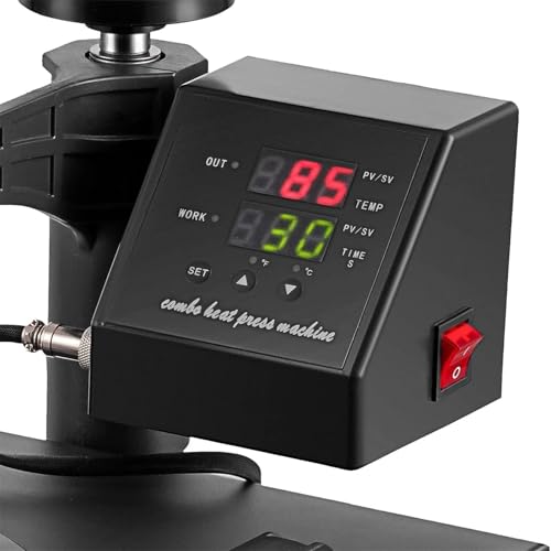 Máquina de prensa térmica 8 en 1 1000W para camisetas miniatura 4
