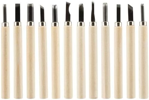 Creative Mark Wood and Lino Cutting Tool Set of 12