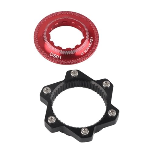 Chiffonade Center Lock Disc Brake Adapter Red