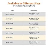 Amazon Basics Tableau Blanc Magnétique Avec Cadre en Aluminium, Porte-Stylos, 6 Aimants, 1 Gomme et 2 Marqueurs Pour une Utilisation au Bureau et à la Maison, Mural, Effaçable à Sec, 90 x 60cm - 6