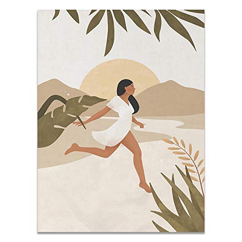 Toile art mural abstrait premium - Impression de haute qualité boho scandinave - 2
