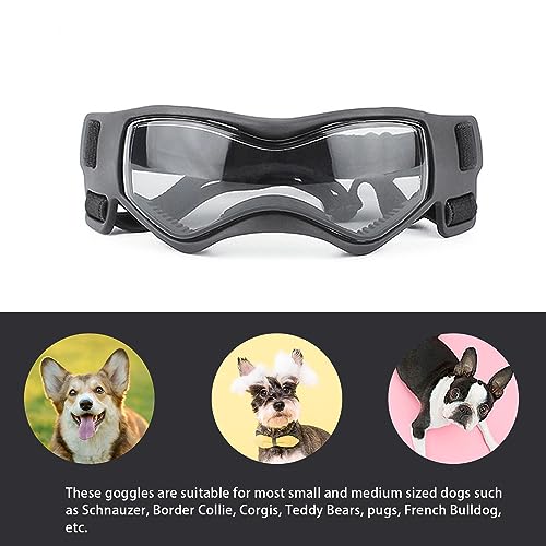 Sonnenbrille für Haustiere, UV-Schutz, verstellbares elastisches Band (klein)