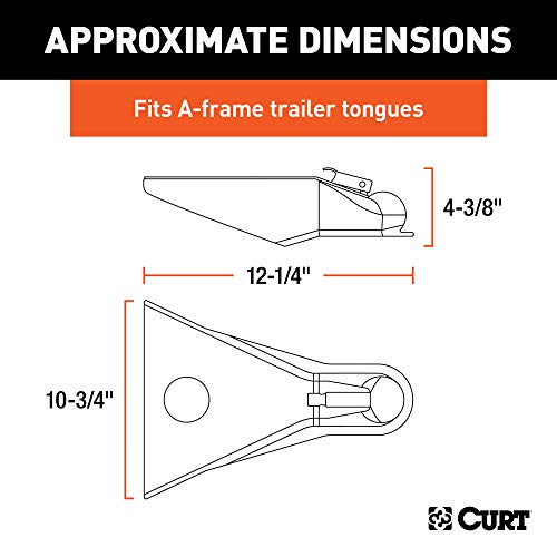 Curt 25200 Black A-Frame Trailer Coupler thumb #1