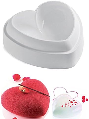 Professional 3D Silicone Mold Dome Heart - Easy Pastry & Culinary Leisure