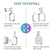 3Pack Wall Mount Holder for eero Pro 6e/6 Mesh Wi-Fi System, Outlet Wall Mount Stand Bracket for eero Pro 6e tri-Band Mesh, Wire Organizer