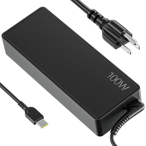 QXA 100W 65W USB C Laptop Charger Compatible with Lenovo Thinkpad/Yoga/IdeaPad/Chromebook ADLX65YDC2A USB Type C Laptop Charger