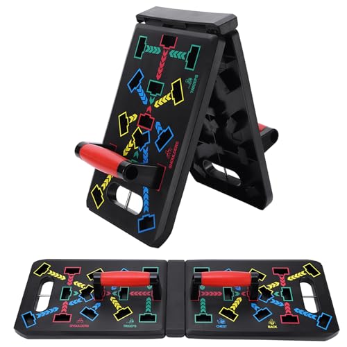 GLKEBY Planche push-up multifonction pliable 15 en 1 - Équipement...