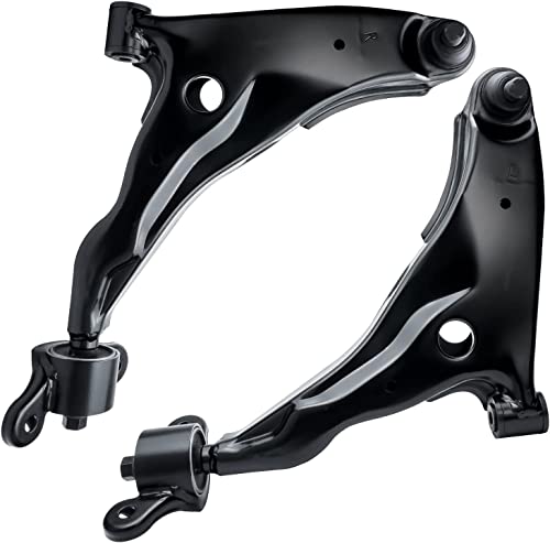 Image of Detroit Axle - 12pc Front End Kit for Chrysler Sebring Dodge Stratus Mitsubishi Eclipse Galant 2 Lower Control Arms w /Ball Joints 4 Inner & Outer Tie Rods 4 Front Rear Sway Bars 2 Boots Replacement