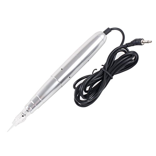 Chuse Permanent Eyebrow Lip Eyeliner Makeup Pen Rotary Tattoo Machine Gun with Power Supply Cord for Liner Shader 600D-C