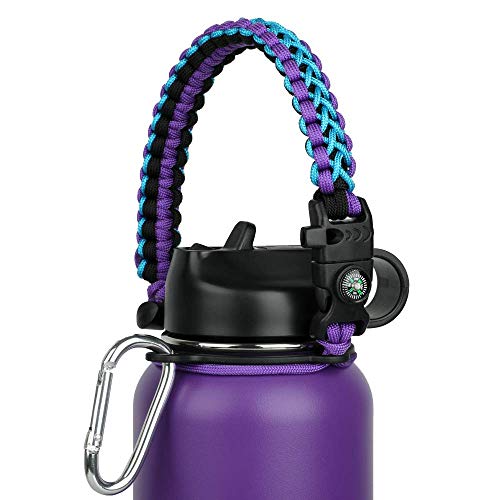 WEREWOLVES Cabo de paracord – Serve para garrafas de boca larga de 340 g a 1,814 g – Suporte durável
