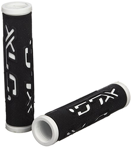 XLC 2501583503 Puños Bicolor GR-G07, Negro/Blanco, 125 mm