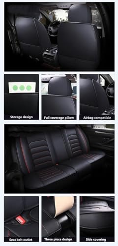 Housse de siège de voiture respirante et imperméable en cuir pour Lexus - 2