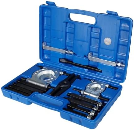 CCLIFE Lagerabzieher Set 14-TLG Lagertrenner Trennmesser Kugellager | 30-70 mm Trennmesser, H-Träger, Zugstangen, Lager demontieren, Getriebe, Riemenscheiben, Zahnräder