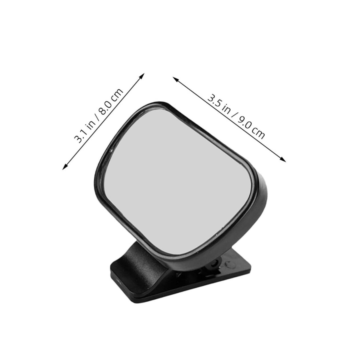 JECOMPRIS 360° Adjustable Mirror Rear Auxiliary Mirror for Boys and Girls Suction Cup Mount 2 Pack Enhance Rear View Safety