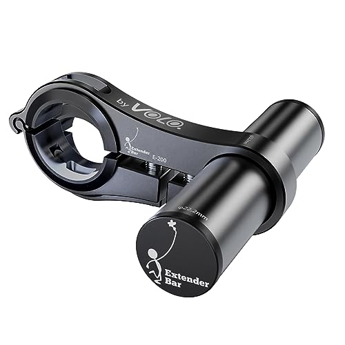 Volo Extender BAR Aluminum Bike Handlebar Extender Cycling Extension Mount Holder for Bike Mounts, GPS Service, Headlights etc(85mm)
