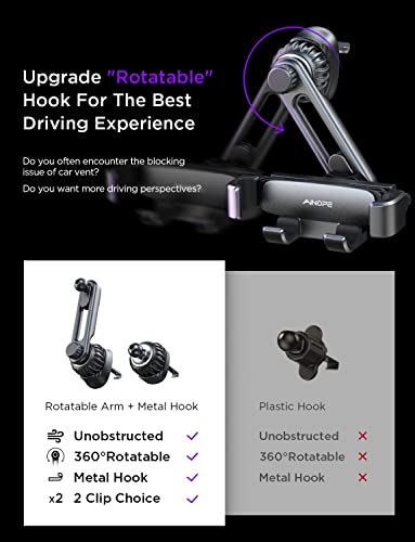 Lisen Phone Holder For Car Vent 2023 Upgrade Gravity Car Phone Mount With Newest Air Vent Clip Auto Lock Hands Free Cell Phone Holder Mount For Car Compatible For Iphone 14 Pro Max 13 12 & All Phones #TOP7