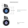 EASYGUARD ES002-P5 Push Start Button Kit & Keyless Go Compatible with DC12V Cars (Diesel & Petrol, Manual Automatic) - Blue - 1 Pack - Physical Push Buttons - Passenger Car, Truck, SUV, Van