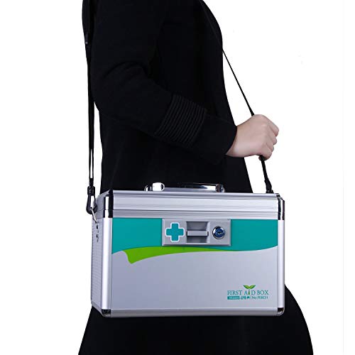 Glosen Medicine Lock Box, Lock Box For Medication 12 X 7.68 X 7.87 Inch 【Medium】 #TOP3