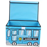 TEMPNAP 蓋付きスタッキング収納ボックス おもちゃ収納ボックス 折りたたみ可能 持ち運び便利 製 耐久性