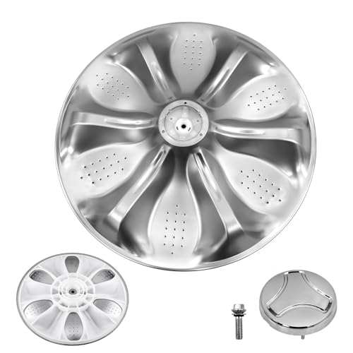Upgraded AGZ72909711 Agitator Plate with 5006EA3009B Washer Pulsator Cap Washplate Pulsator Assembly Compatible with lg kenmore sears Washer Replaces: AP6800730 AGZ72909702 4873462 AGZ72909703