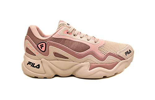 Tênis Fila Interceptor Feminino, Rosa/Preto/Salmão, 34
