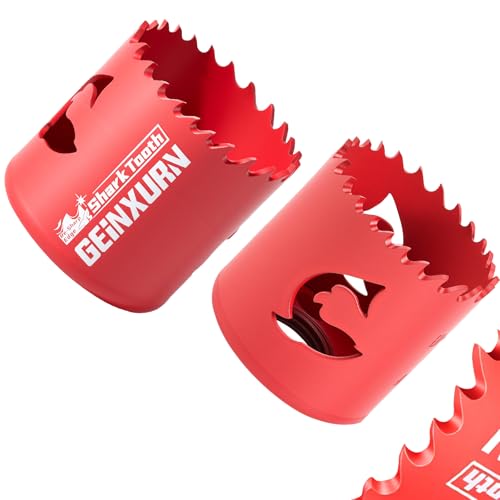 Scie cloche 44 mm Geinxurn à dents de requin pour un perçage rapide sans bavure