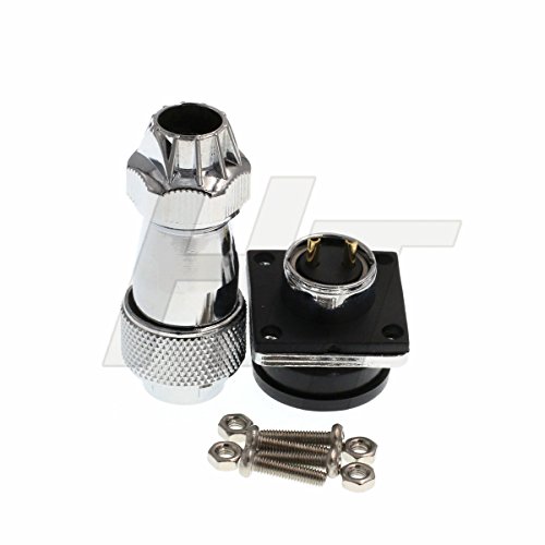 Conector metálico aeronáutico de 2 pines HangTon HF16 miniatura 4