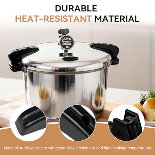 Pressure Canner Cover Handle Replacement for Presto Pressure Cooker 85444 Replacement Parts Fit Presto Pressure Canning Model 21B, 21S, 5, 7, 7AV, 7B, 7S, CA16, CA16H, CA21, CA21H (2 Pack) - Thumbnail 5