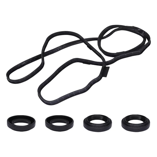 Image of VS50741R Engine Valve Cover Gasket Set Compatible with 2006-2015 Honda Civic 2016-2017 HR-V 2013-2015 Acura ILX 1.8L 2.0L L4 Replace # 12341RNAA01