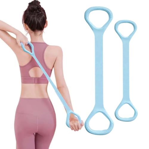 Juguta 2 Pièces Elastique Musculation, Bande Elastique Musculation pour Hommes et Femmes, Élastique Musculation avec Poignée Elastique Sport Bande de Resistance Musculation pour Fitness Pilates Yoga