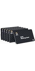 Amazon.com: RFID Blocking Cards - 6 Pack Premium Contactless NFC