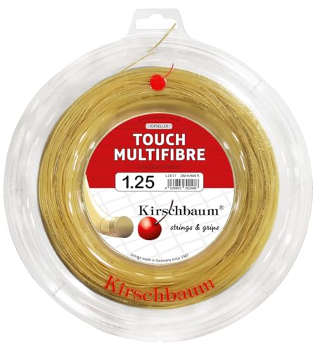 Kirschbaum Touch multifibre cordage tennis 1,25 mm confort et puissance bobine 200m
