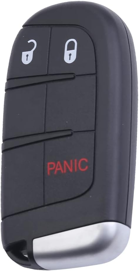 DUNSIHUI M3N-40821302 Car Key Fob Keyless 68143502AA Control Entry Remote 433MHZ 3 Button Vehicles Replacement for 2014-2019 Grand Cherokee Key Fob 68143502