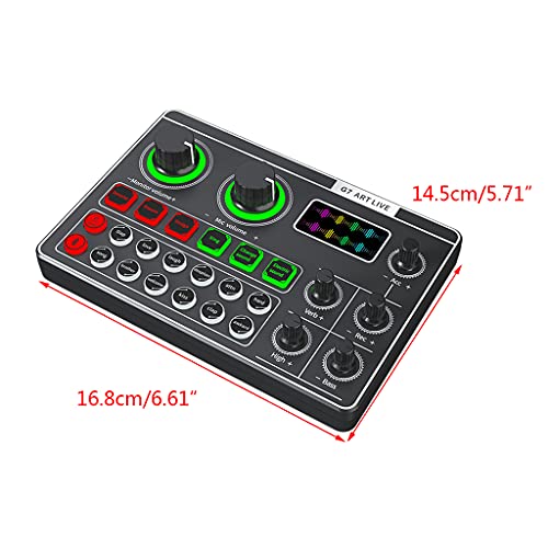 ShiftX4 Geluid CardMicrophone Mixer Webcast Geluidskaart voor Telefoon PC Computer -G7 Externe Geluidskaart USB Headset - Image 3
