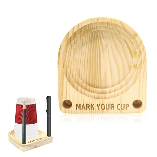 Hosting Essentials for Hosts and Parents Cup Holders Party Essentials Solo Cup Holder with Marker Slot to Mark Drinks and Prevent Mix-Ups for Outdoor Parties Birthdays and Family Gatherings