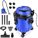 15L Industrial Wet Dry Vacuum Cleaner with 4 Caster Wheels, 2000W Motor Professional Electric Wet Dry Vac, Bagless, 19000pa Powerful Suction, Vacuum Dust Extractor for Home Floors Garage Car Cleaning