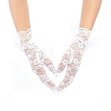 Hervorragende leichte und kühlende Handschuhe : Spitzenhandschuhe aus hochwertigem lace Stoff, ganz dünn, atmungsaktiv, geben Ihren Händen ein kühles, gemütliches Gefühl auch im heißen Sommer.