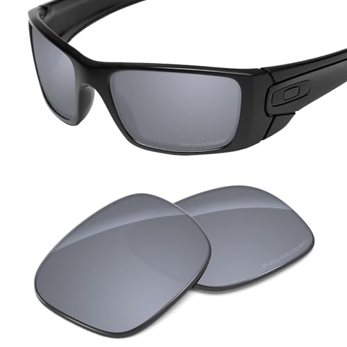 Image of Performance Replacement Lenses Compatible with Oakley Fuel Cell OO9096 Polarized, UV Protection, Anti-Scratch