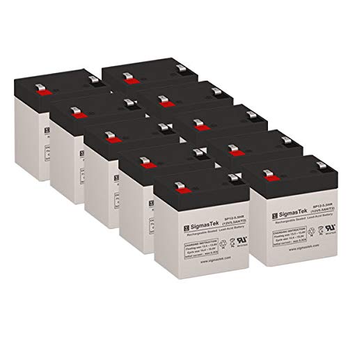 12 Volt 5.5 Ah F2 Battery (10 Pack) By Sigmastek #TOP23