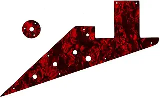 WD MUSIC ピックガード Gibson フライングV 1958年式用 (Dark Red Pearl)