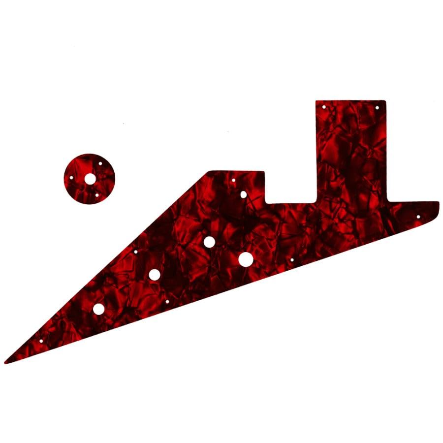 WD MUSIC ピックガード Gibson フライングV 1958年式用 (Dark Red Pearl)