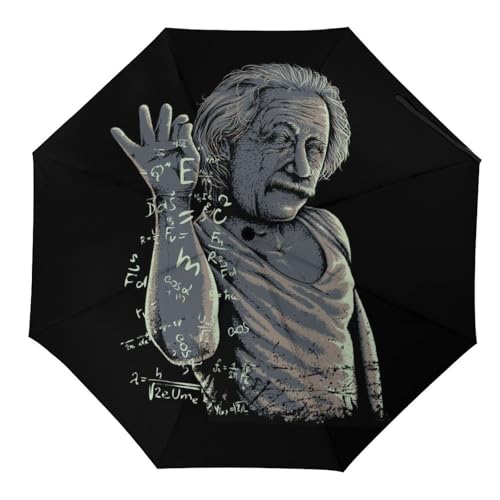 Parapluie pliant fleurs crâne au design original avec ouverture automatique fluide