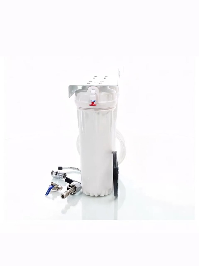 Filtro Acqua Da Banco Naturewater A 2 Stadi Con Cartucce PP E Carboni Attivi – Adattatore Universale Per Rubinetto, Senza Elettricità