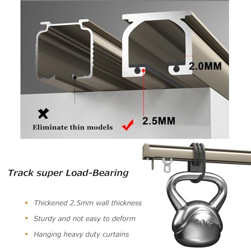 Rail de séparation de pièce réglable pour diviser un espace facilement - 5