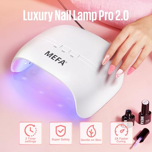 Mefa LAMP 02 Uv Nail Lamp, 72W Uv Light For Gel Nails thumb #1