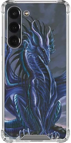 Skinit Clear Phone Case Compatible with Galaxy S23 Plus - Officially Licensed Ruth Thompson Dark Dragon by Ruth Thompson Design
