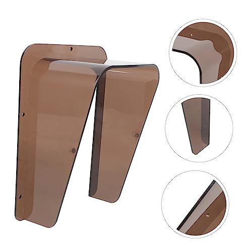 Homoyoyo Capa chuva para máquina controle acesso escudo proteção campainha tampa da campainha acrili